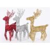 Buy cheap Resin Metal Christmas Ornaments Hollow Deer Iron Animal Figurines 15*25cm from wholesalers