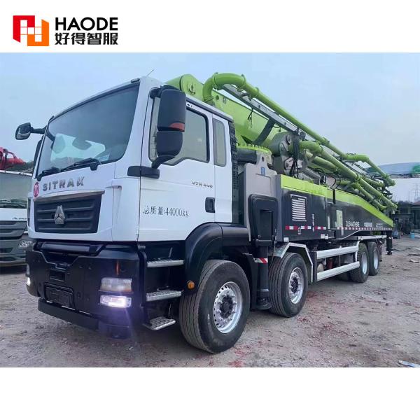 Buy cheap 2021 Years Zoomlion Scania 63m (5 axle) Used Concrete Pump Truck 58m Horizontal Delivery Distance from wholesalers