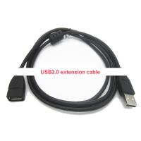 Buy cheap 28awg USB2.0 Male To Female Data Cable Pure Copper Shield OD 4.5mm product