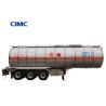 Buy cheap 46000 Liter Stainless Steel Crude Oil Fuel Tanker Semi Trailer for Truck Distribution from wholesalers