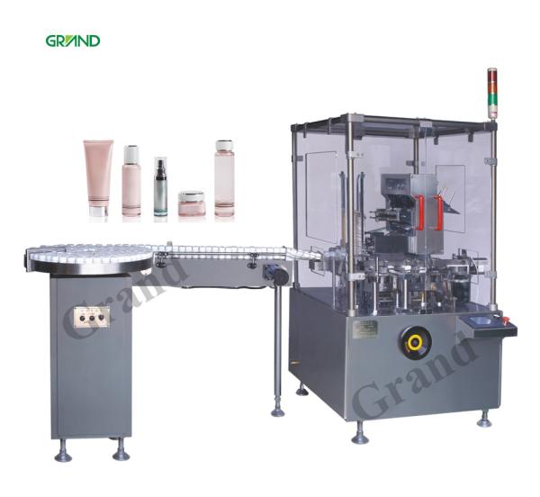 Buy cheap 220V 50HZ Automatic Cartoning Machine Vertical Cosmetic Bottle Packaging from wholesalers