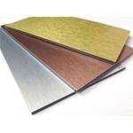 Advertising Fascia 1250mm 1500mm PVDF ACP Alucobond Drawing Aluminum Composite