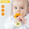 Buy cheap Pumpkin Soothing Baby Teether Skin Like Silicone Fruit Teether For 0 - 6 Months from wholesalers