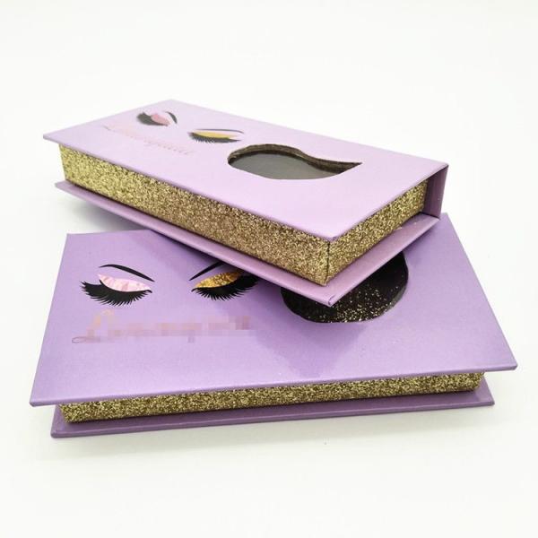 Buy cheap Clear Window Box Packaging Luxury Customized Logo White Cardboard Lash from wholesalers