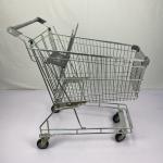 Buy cheap Australian Type Supermarket Shopping Trolley 125L Grocery Trolley Cart With PU from wholesalers
