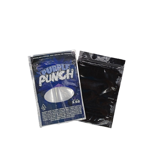 Aluminum Foil Mylar ziplockk Bags Stand Up With Window For weed Weed Packaging