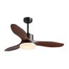 Buy cheap Plywood Blade Vintage Electric 20w Ceiling Fan 52 Inch With Light Decoration For Home from wholesalers