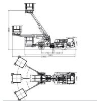 Buy cheap Underground Platform Lift Truck , 1800mm Width Hand Truck With Lift Platform product