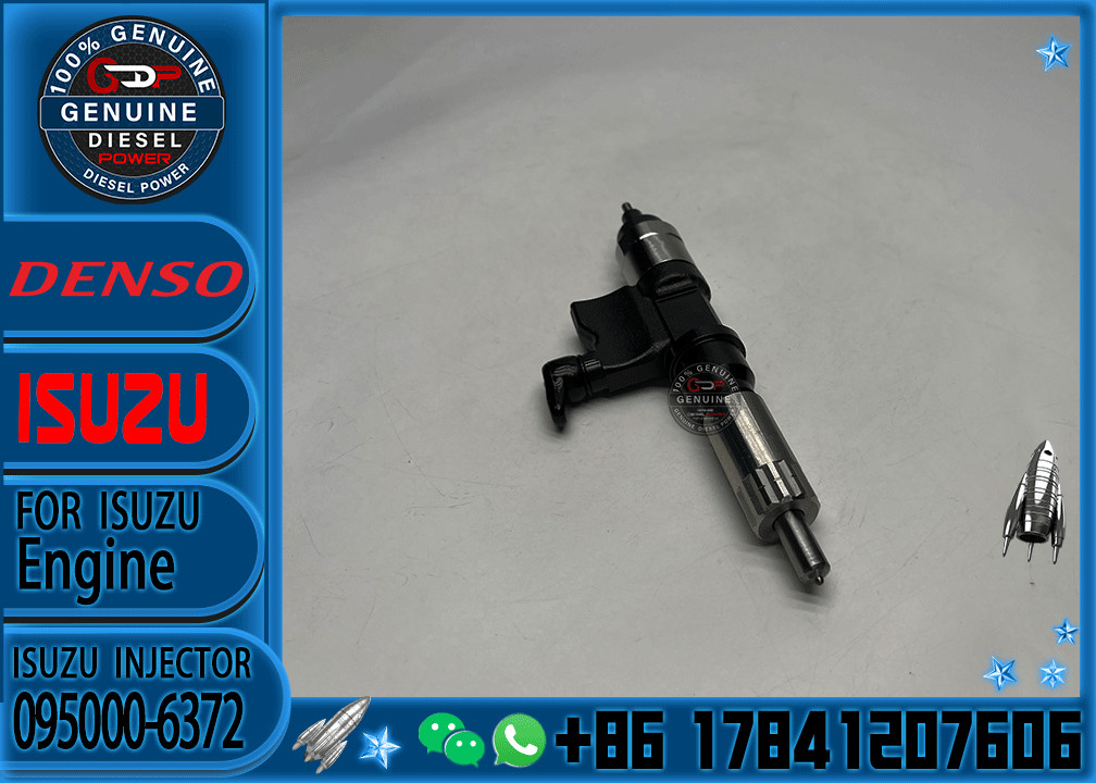 High Quality Common Rail Injector 095000-6376 9709500-637 095000-6372 for 4HK1 6HK1 Diesel Nozzle