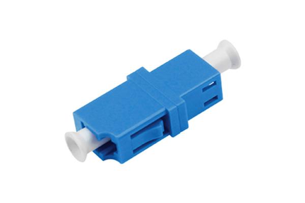 Buy cheap LC UPC Simplex Blue Fiber Optic Coupler Gigabit Ethernet Flange LC Fiber Adapter from wholesalers