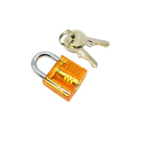 Buy cheap Mini-version Transparent Yellow Practice Lock Locksmith Tools from wholesalers