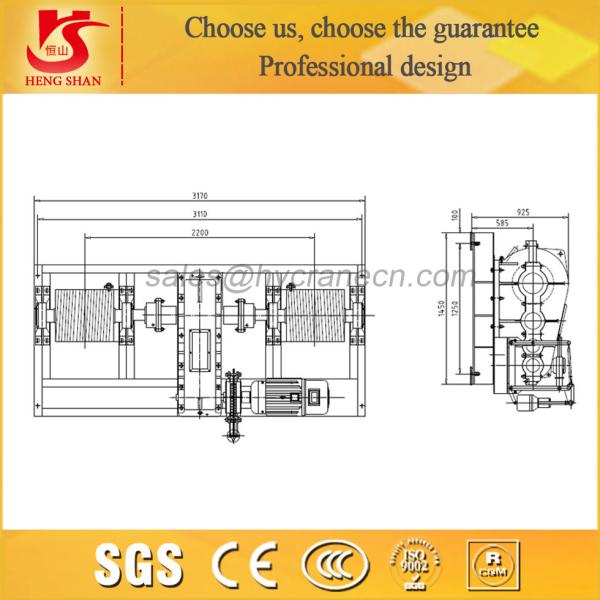 Buy cheap Hydro Power Station Headstock Gear Hoist Dam Gate Winch Gate Hoist from wholesalers