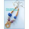 Buy cheap Baby sling necklace, baby bracelet, crochet bracelet, teething bracelet, crochet long funky beaded necklace from wholesalers