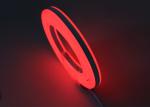IP65 Waterproof Led Flexible Neon Lights , Red Neon Rope Light Flex Tube