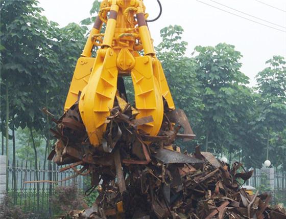 Buy cheap metal scrap orange peel grab from wholesalers