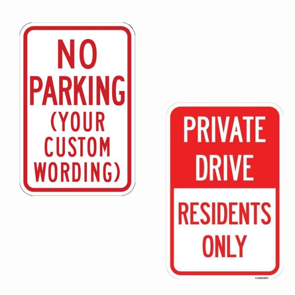 Buy cheap Reflective Aluminum Sheeting No Parking High Visibility Road Traffic Signs from wholesalers