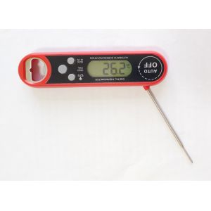 Buy cheap Lcd Display Electronic Meat Thermometer / Barbecue Smoker Thermometer Probe Foldable from wholesalers