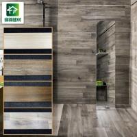 Buy cheap 10mm Wood Grain Ceramic Tiles , 20 x 120 Floor Porcelain Tiles product
