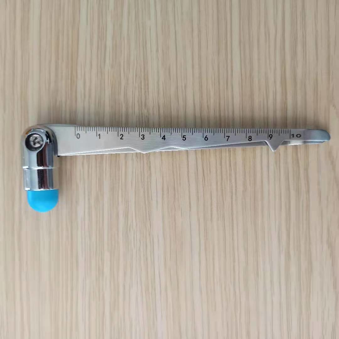Stainless Steel Medical Diagnostic Instrument Reflex Percussion Hammer With Scales