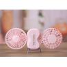 Buy cheap 3.7V 1200mah Battery Powered Mini Fan , Small Hand Held Fans Battery Operated from wholesalers