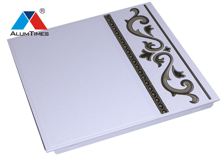 Soundproof House Interior False Ceiling , Suspended Aluminum Metal Ceiling 45×45cm