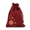 Buy cheap Custom Printed 10x15cm Drawstring Jewelry Beads Jute Bag from wholesalers