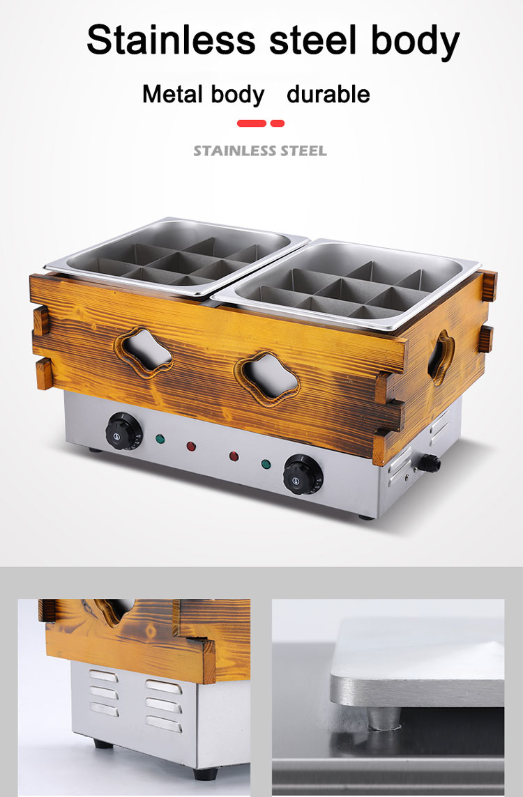 Kanto Cooking Machine Low Energy Commercial Electric Oden Machine with 20L Capacity