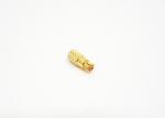 Straight SMPM RF Small Coax Connectors , Miniature RF Connectors Brass Material