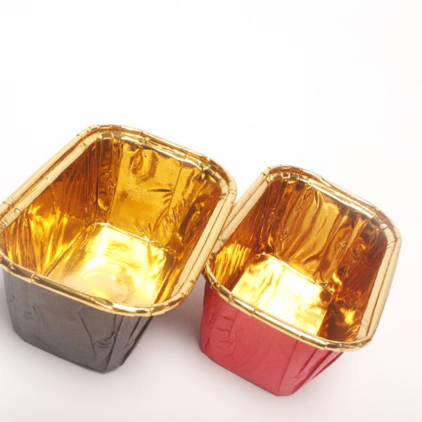 Buy cheap Fluted Sides Aluminum Foil Baking Cups , Baking Mini Aluminum Cupcake Liners from wholesalers