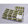 Buy cheap Print custom 3m strong adhesive light reflective vinyl die cut sheet sticker from wholesalers
