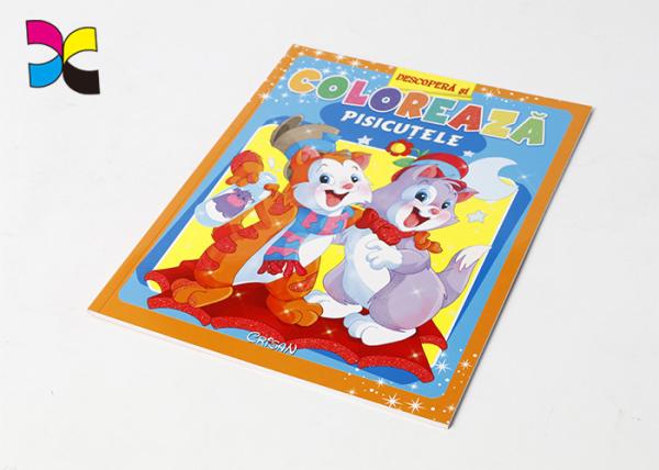 Buy cheap Saddle Stitch Small Booklet Printing / Mini Full Color Brochure Printing from wholesalers