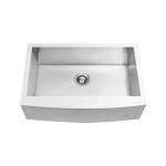SS304 Nano Workstation Kitchen Sink 33 Inch CUPC Farm Apron Front