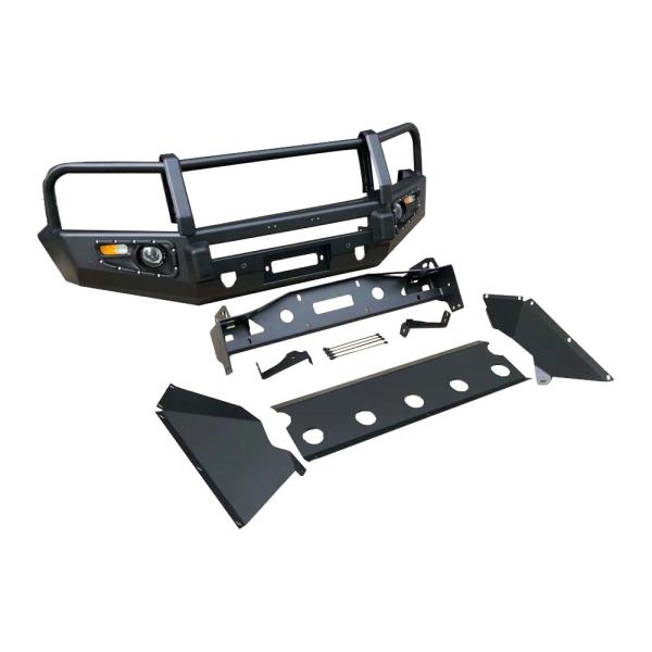 Buy cheap High- Black Front Bumper for Volkswagen Amarok Steel Polished Auto Parts from wholesalers