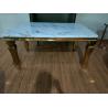 Buy cheap Living Room 900mm Wrought Iron Marble Table from wholesalers