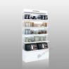 Buy cheap ZhMS-V2 White Acrylic Edge Banding Skincare Display Rack for Minimalist Style from wholesalers