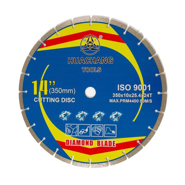 Buy cheap 14 Inch Diamond Concrete Saw Blade 350mm Diamond Cutting Disc For Metal from wholesalers