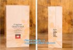 Beautiful printing Food grade package bread takeout Brown Kraft Paper Bag for