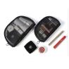 Buy cheap Portable small cosmetic bag girl web celebrity black double layer mesh transparent large capacity travel storage bags from wholesalers