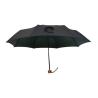 Buy cheap 8 Ribs Manual 3 Folding Umbrella With Wooden Handle from wholesalers