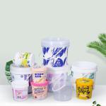 Sale Food Grade 1L-20L Plastic Paint Bucket with Handle Sealing Lid and
