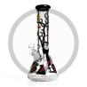 Buy cheap 13.5 Inches Smoking Water Pipe 7mm Thick Glass Luminous Art Design Ice Catcher Bong from wholesalers