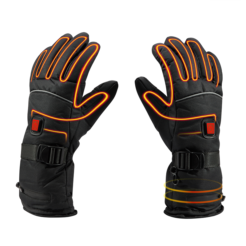 Winter Motorcycle Ski Battery Rechargeable Electric Heated Gloves