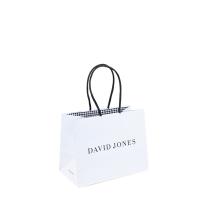 Buy cheap Flat Handle Reusable Paper Shopping Bags , CMYK Small Paper Gift Bags product