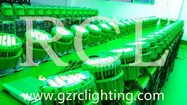 Buy cheap Green case Outdoor Stage Lighting 54x3W RGB LED Par Cans Show Lighting Ri-Color from wholesalers