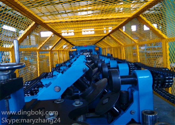 Casting Steel Plate Rolling Machine , K Span Roll Forming Machine Gardens Use