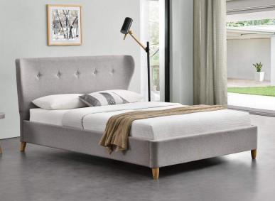 Buy cheap Simple Design Linen Fabric Full Size Upholstered Bed For Bedroom 50pcs MOQ from wholesalers
