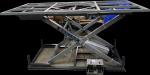 Sofa Pneumatic Lift Table Adjustable Height Can Turn Working Smoothly