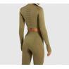 Buy cheap Quick Dry Women's Yoga Apparel Eyelet Flawless Knit Yoga Sets High Waisted Gym Leggings from wholesalers