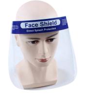 Buy cheap Adult Protective Clear Glasses PET Plastic Medical Face Shield Anti Dust product