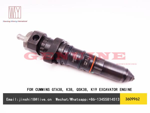 Cummins Genuine and New Fuel Injector 3609962 for CUMMINS GTA38, K38, QSK38, K19